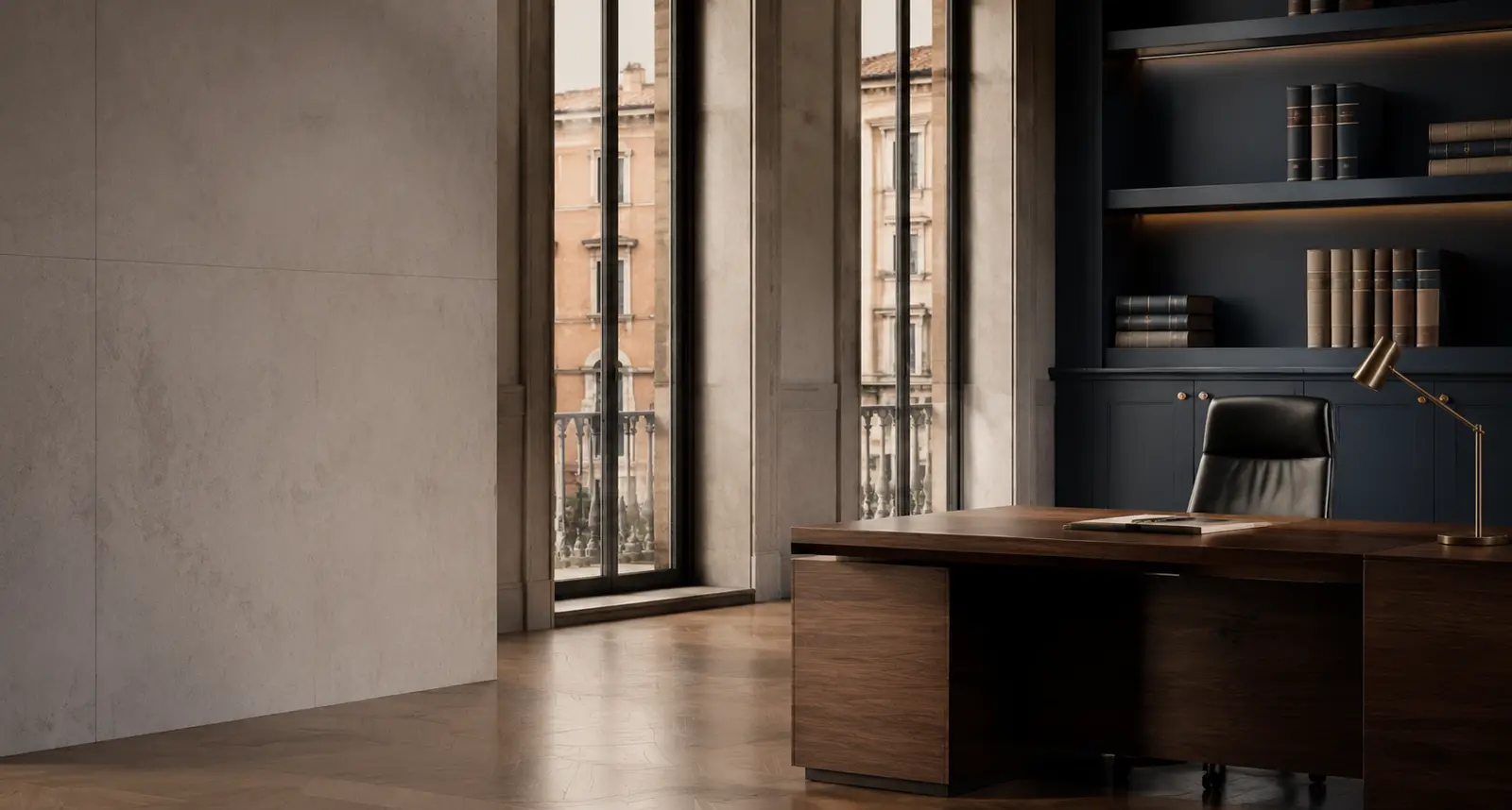 Sala riunioni elegante di uno studio professionale